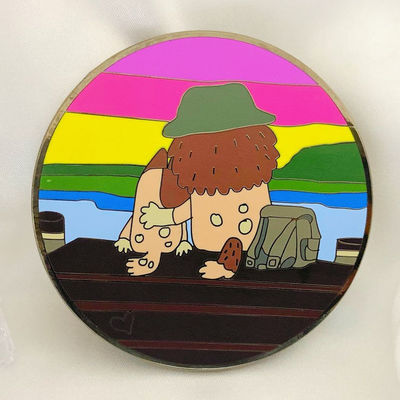 Αγορά Επεξεργασία μεταλλικών ειδών χονδρικό anime λογότυπο λαμπερό καρφίτσες σήμα μεταλλικό λαιμό μαλακό σκληρό σμάλτο καρφίτσες online manufacture