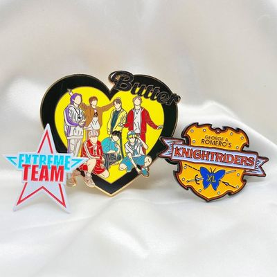 Metal 1.5in Soft Enamel Lapel Pins Badge Metal Hard Custom Metal Pin Badges