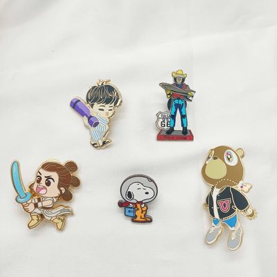 Plated Metal Crafts Customized Lapel Pin Business Gifts Metal Logo Design Pins For Clothes