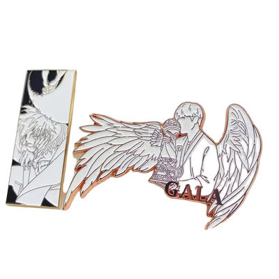 1.5mm - 2mm Custom Lapel Pins Gold Plating Hard Soft Spinner Pins For Entertainments