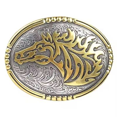 Belt Buckle Custom Logo for Men Women Design Wholesale Gold Gun Stainless Steel Belt Buckle Metal Belt Buckle