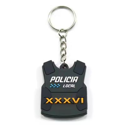 Αγορά Custom Logo PVC Rubber Keychain with 3D/2D Design for Promotional Keyrings online manufacture