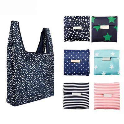 Καλή τιμή. Water Resistant Eco-Friendly Folding and Portable Oxford Cloth Shopping Tote Grocery Bag (In Stock) σε απευθείας σύνδεση