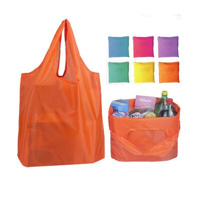 Καλή τιμή. Wholesale Polyester Foldable Shopping Bag - Lightweight Reusable Grocery Bag Custom Logo for Supermarket σε απευθείας σύνδεση