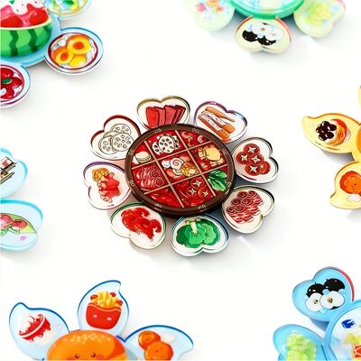 Αγορά Promotional Acrylic Fridge Magnet Custom Tourism Souvenirs Magnet Anime Acrylic Spinning Magnet Wholesale online manufacture