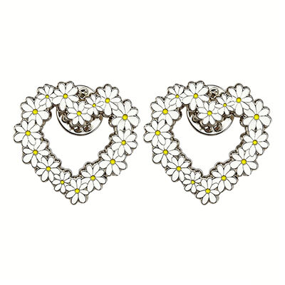 Αγορά Καρφίτσα Σμάλτου Daisy σε Σχήμα Καρδιάς για Σακίδιο Πλάτης, Τζάκετ, Μόδα, Δώρο, Χονδρική online manufacture