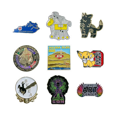 Καλή τιμή. Προσαρμοσμένη μαλακή νήμα Lapel Pin με εξατομικευμένο λογότυπο και χρυσό / ασήμι / χαλκό σε απευθείας σύνδεση