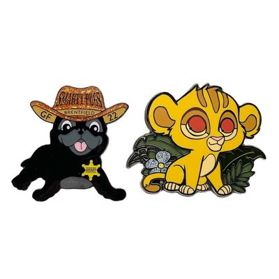 Κατασκευή Προσαρμοσμένη Γλυκιά Ζώα Pin Metal Badge Προσαρμοσμένη Γάτα Hard Enamel Pin