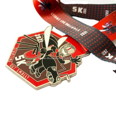 Καλή τιμή. Προσαρμοσμένα μετάλλια και τρόπαια με λογότυπο Αρχαίο αργυρό χρυσό χάλκινο μετάλλιο πάλης για σχολείο σε απευθείας σύνδεση