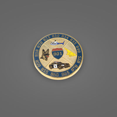 Προσαρμοσμένο αναμνηστικό νόμισμα από κράμα ψευδαργύρου με χρυσωπρίωση και προσαρμοσμένο σχέδιο για αναμνηστικά και προκλήσεις