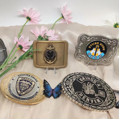 Καλή τιμή. Αγκράφα ζώνης από κράμα ψευδαργύρου με προσαρμοσμένο λογότυπο, 3,5 ίντσες, με μηχανισμό καστάνιας για εξατομικευμένα σχέδια σε απευθείας σύνδεση