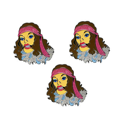 Προσαρμοσμένο λογότυπο Χρυσό Ασημένιο Χαλκό Επιχρισμός Σκληρό σμάλτο Εναμέλ Πινέλα Σφραγίδα Μεταλλική Σφραγίδα