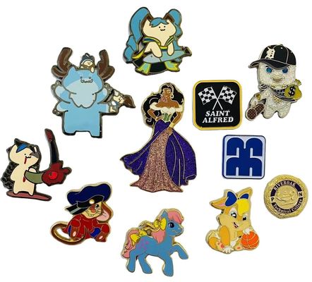 Κατασκευαστής Custom Lapel Pin Badges Ετικέτες Σχεδιάστε το δικό σας λογότυπο Μεταλλικές χειροτεχνίες Ελαφρές καρφίτσες σμάλτου