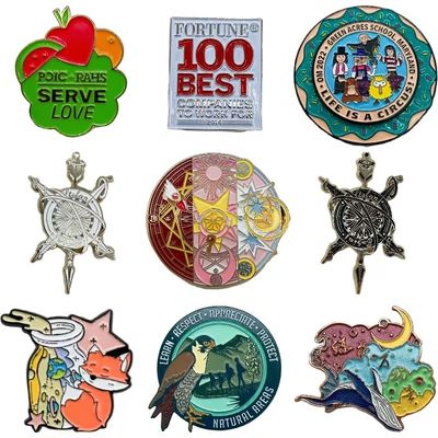 Προσαρμοσμένος κατασκευαστής Metal Lapel Pin Προσαρμοσμένος Soft Hard Enamel Pin