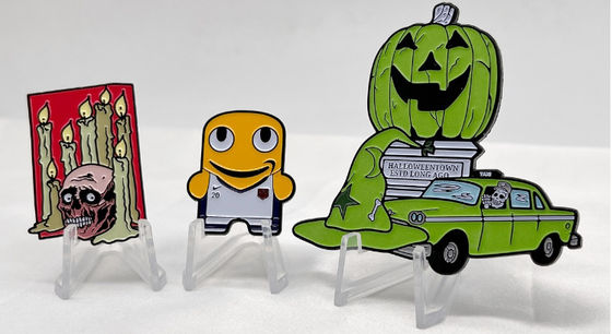 Μεταλλικό 1.5in μαλακό σμάλτο Lapel Πίνες σήμα Metal Hard Custom Metal Pin Badges