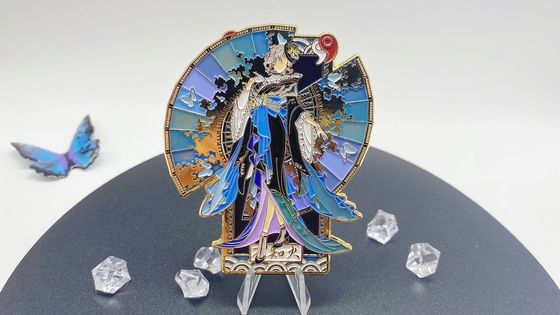 2mm - 3mm Μεξικάνικα μεταλλικά Custom Lapel Pin Cartoon Pin Virgin Metal Hat Pin Σήμα δώρο