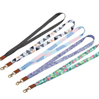 Προσαρμοσμένο λογότυπο Πολυεστέρα Lanyard Neck Strap με Silkscreen εκτύπωση για Keychain
