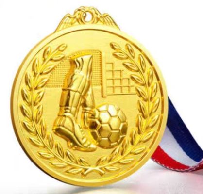 2D 3D Χρυσό Ασημένιο Χαλκό Ποδόσφαιρο Μεταλλικές χειροτεχνίες για αθλητικά θέματα Προσαρμοσμένα μετάλλια μεγέθους πελάτη