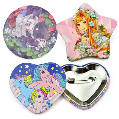 Καλή τιμή. Προσαρμοσμένο λογότυπο 37 χιλιοστών από κασσίτερο, κουμπί, σήμα, πινέλα για διαφημιστικά δώρα σε απευθείας σύνδεση