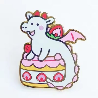 Μεταλλική καρφίτσα καρφίτσα Kpop Anime Glitter Pearl Lapel Pin Soft Hard Custom Enamel Brass Metal Pin