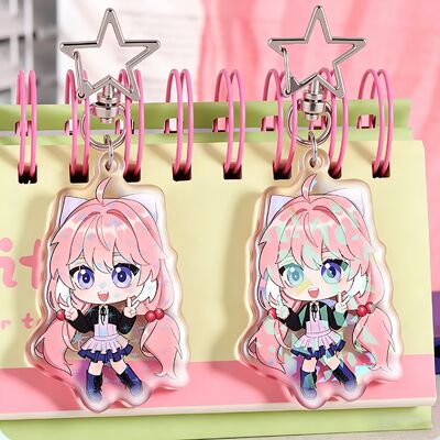 Καλή τιμή. Προσαρμοσμένο ακρυλικό μπρελόκ με εξατομικευμένες επιλογές χρωμάτων για διαφημιστική χρήση και διαφανής κατασκευή σε απευθείας σύνδεση