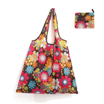 Καλή τιμή. Custom Printed Tote Bags - Αναδιπλούμενος ανακυκλωμένος πολυεστέρας, Full Color Τσάντες αγορών & προώθησης σε απευθείας σύνδεση