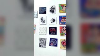 Εξατομικευμένοι προσαρμοσμένοι ακρυλικοί μαγνήτες ψυγείου Σχεδιασμός χαριτωμένος μαγνήτης ψυγείου ζώων για ψυγείο D