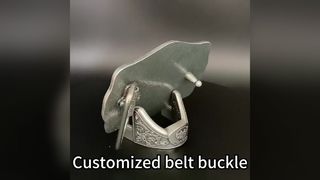 Προσαρμοσμένη αγκράφα ζώνης από κράμα ψευδαργύρου με φινίρισμα φιλικό προς το περιβάλλον και εξατομικευμένο λογότυπο για άνδρες και γυναίκες